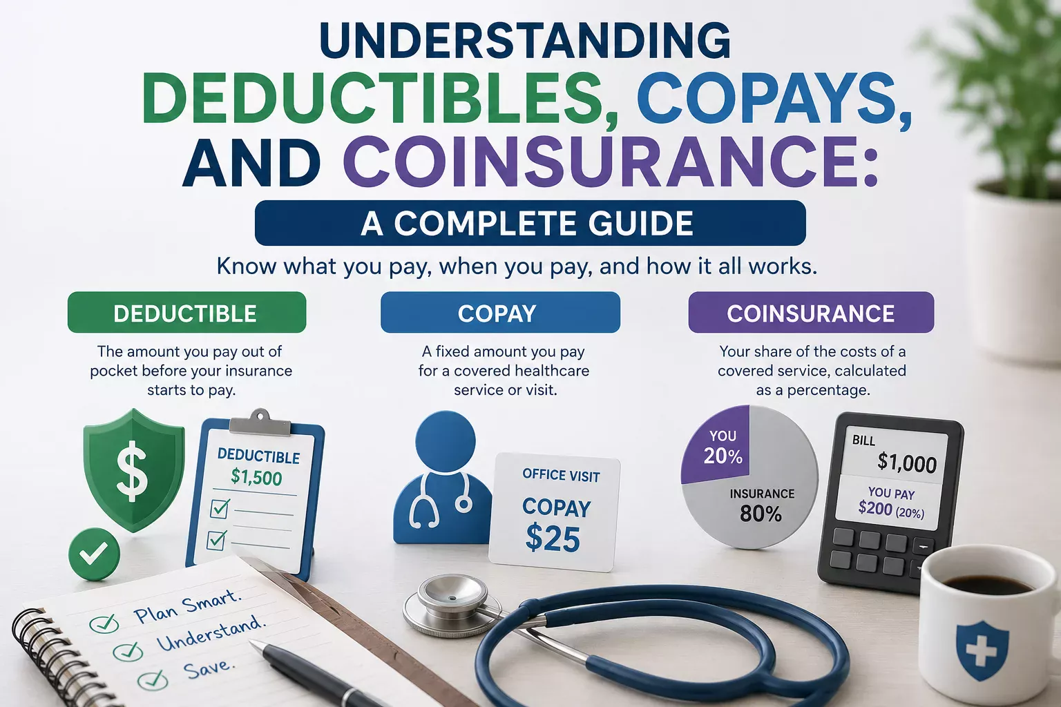 Understanding Deductibles, Copays, and Coinsurance